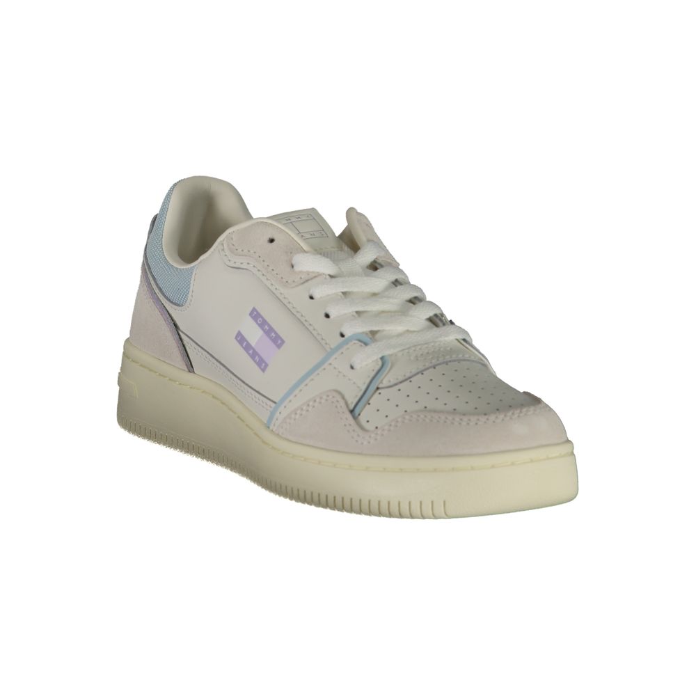 Tommy Hilfiger White Polyester Sneakers