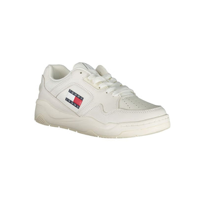 Tommy Hilfiger White Polyester Sneakers