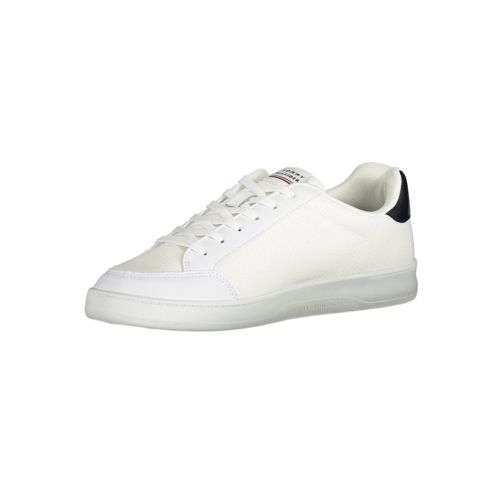 Tommy Hilfiger White Polyester Sneakers