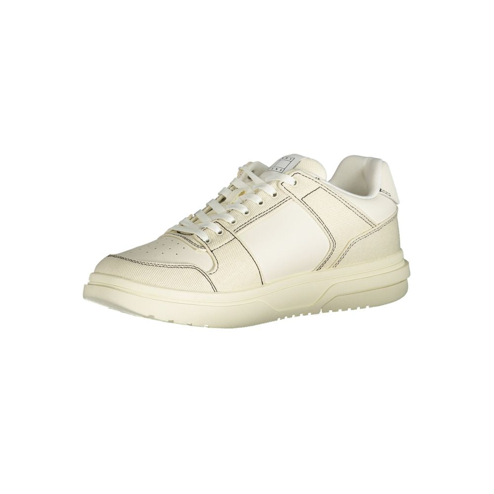 Tommy Hilfiger White Polyester Sneakers