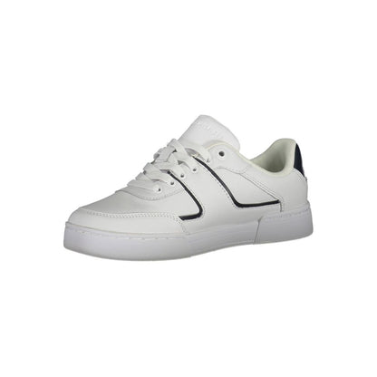 Tommy Hilfiger White Polyester Sneakers