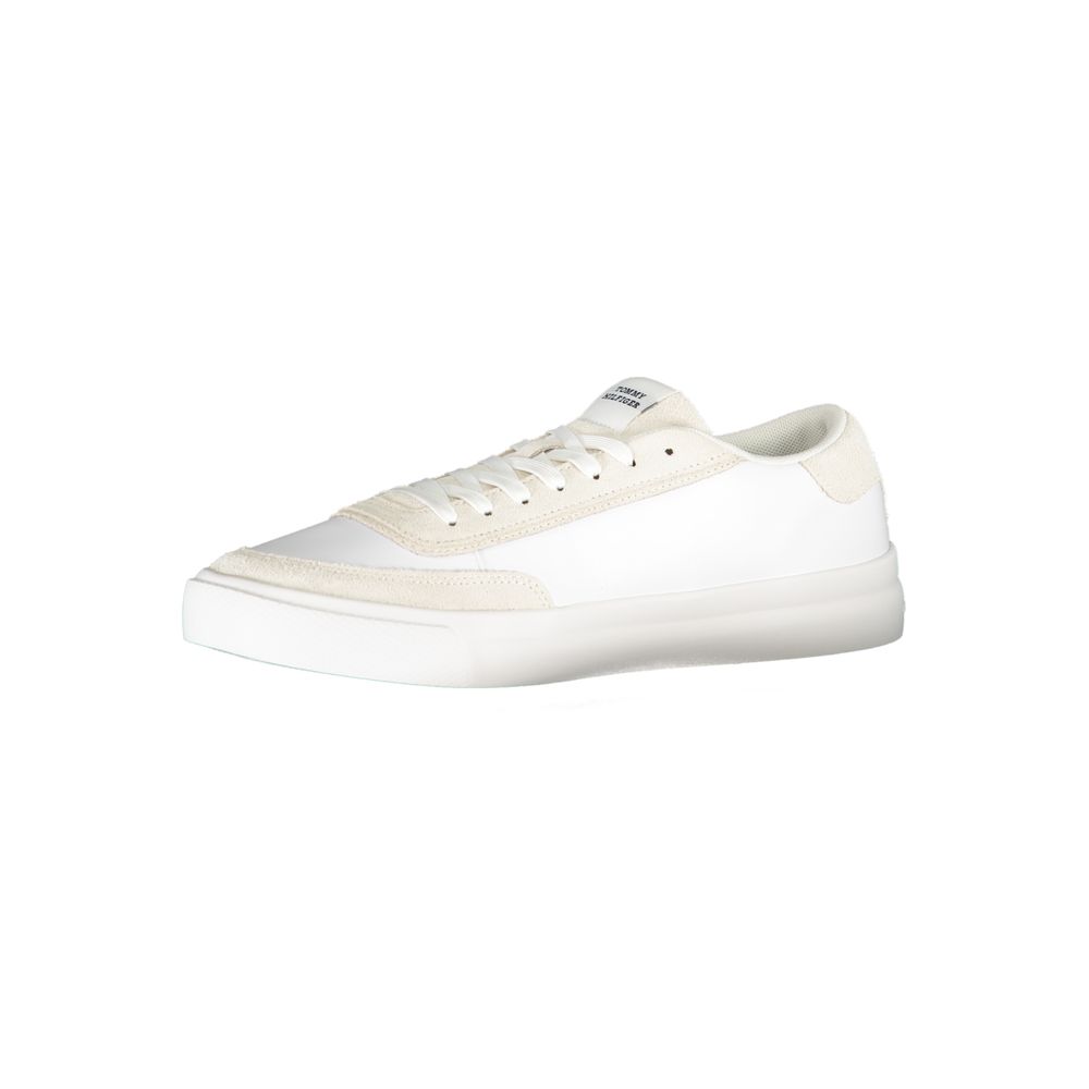 Tommy Hilfiger White Polyester Sneakers