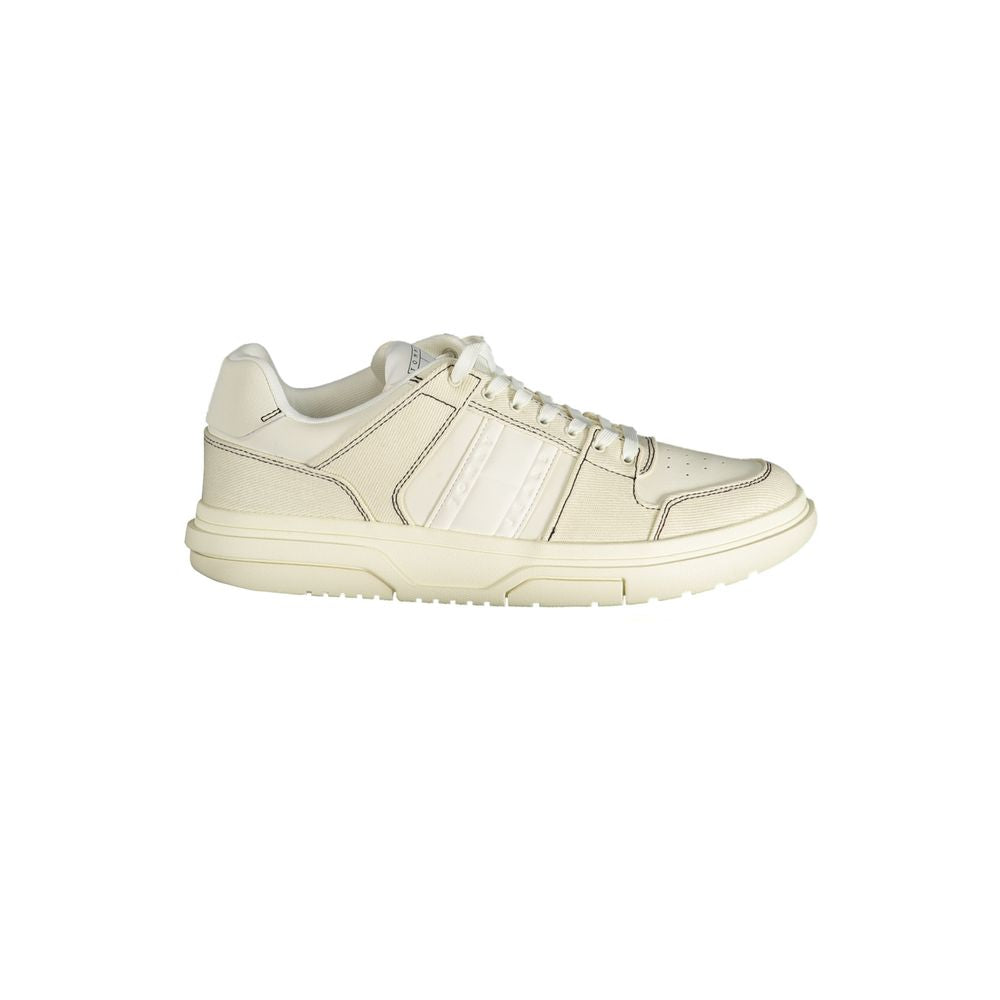 Tommy Hilfiger White Polyester Sneakers