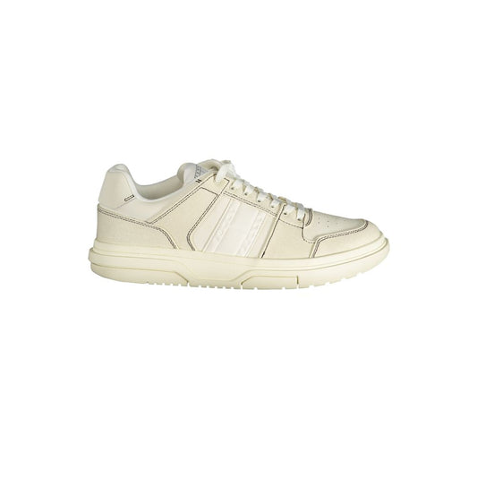 Tommy Hilfiger White Polyester Sneakers