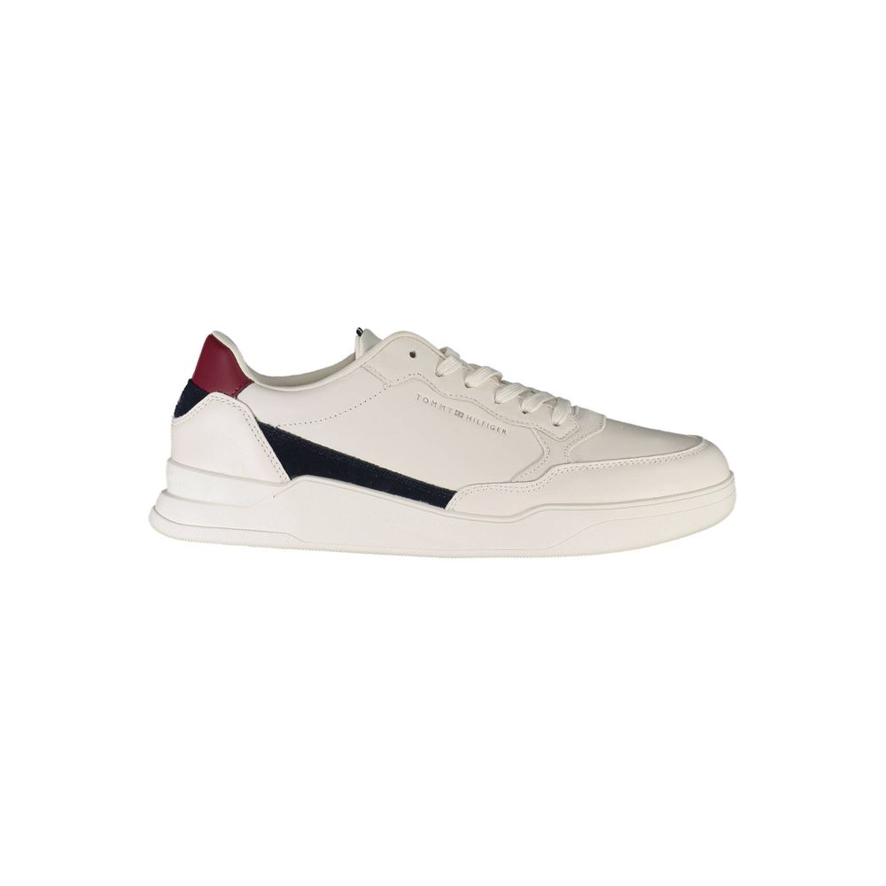 Tommy Hilfiger White Polyester Sneakers