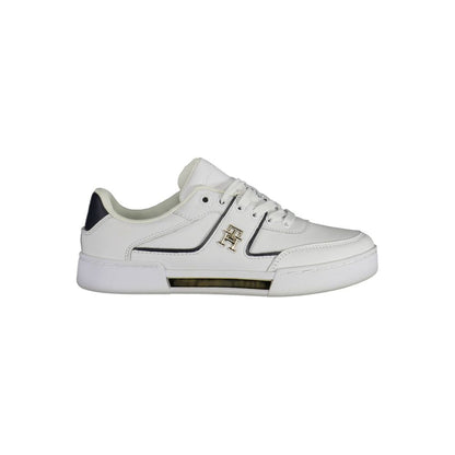 Tommy Hilfiger White Polyester Sneakers