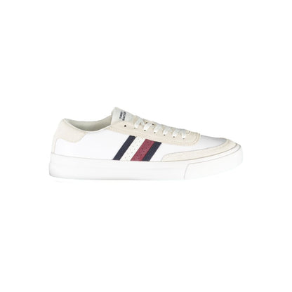 Tommy Hilfiger White Polyester Sneakers