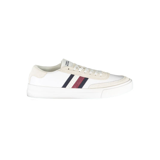 Tommy Hilfiger White Polyester Sneakers