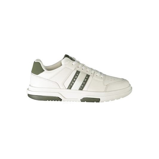 Tommy Hilfiger White Polyethylene Men Sneakers
