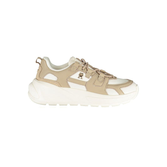 Tommy Hilfiger White Polyethylene Women Sneakers