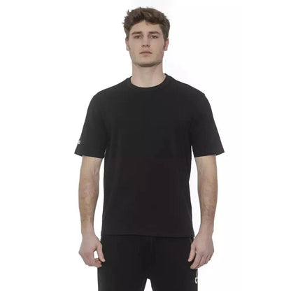 Tond Black Cotton Men T-Shirt
