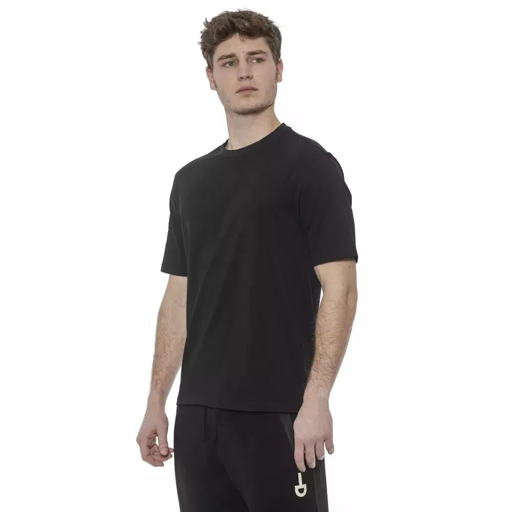Tond Black Cotton Men T-Shirt