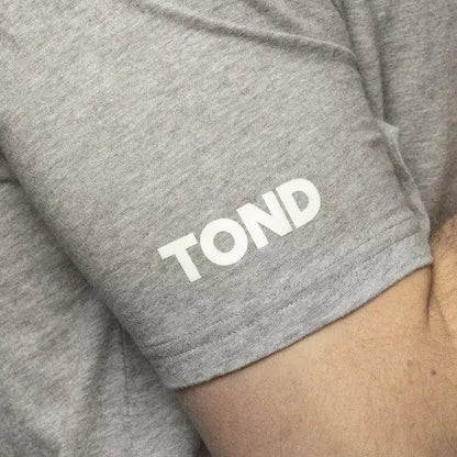 Tond Gray Cotton Men T-Shirt
