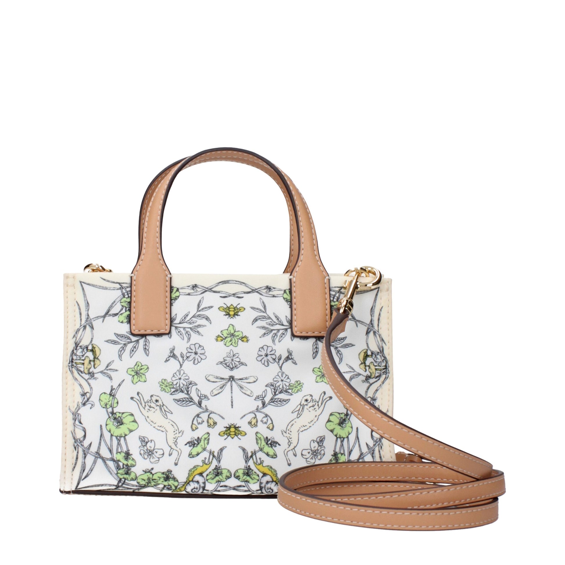 Tory Burch Beige Fabric Handbags