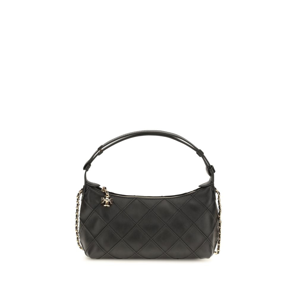 Tory Burch Black Calf Leather Bos Taurus Handbag