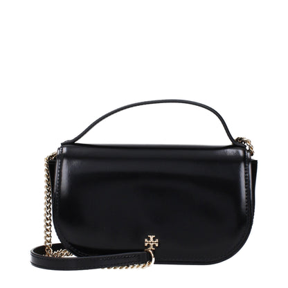 Tory Burch Black Leather Handbags