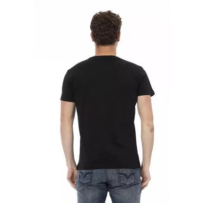 Trussardi Action Black Cotton Men's T-Shirt
