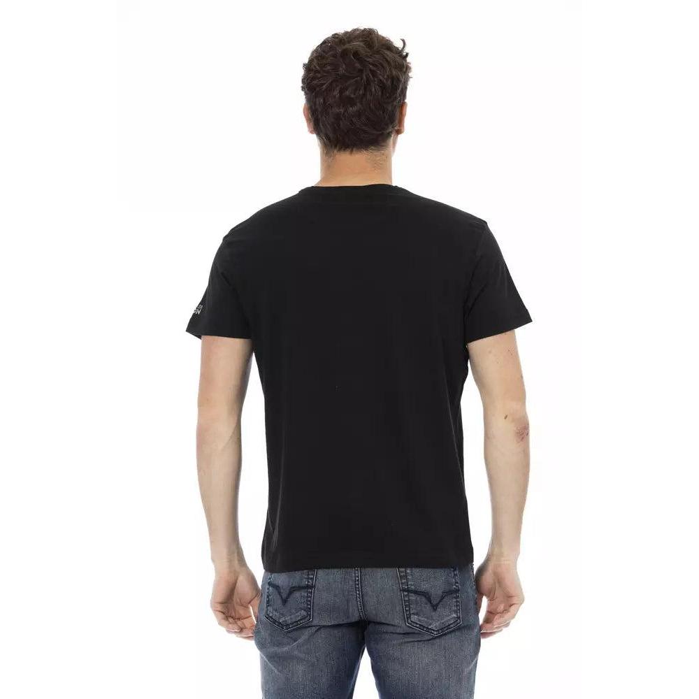 Trussardi Action Black Cotton Men's T-Shirt