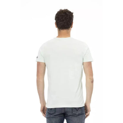 Trussardi Action "Light Blue Cotton Men's T-Shirt"