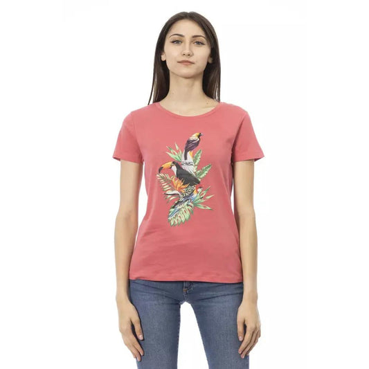 Trussardi Action Multicolor Cotton Women T-Shirt