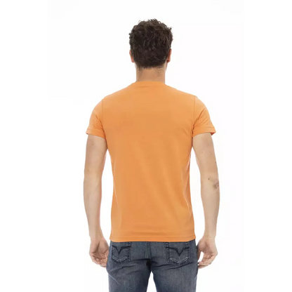 Trussardi Action Orange Cotton Men's T-Shirt
