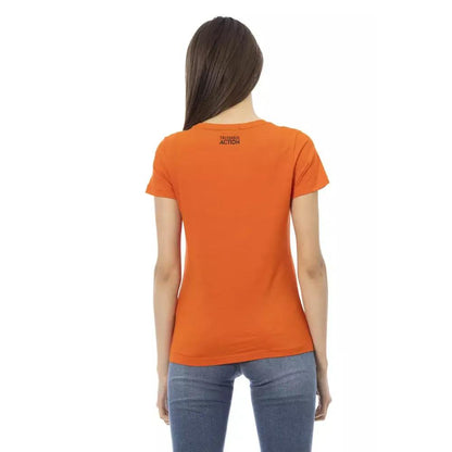 Trussardi Action Orange Cotton Women T-Shirt