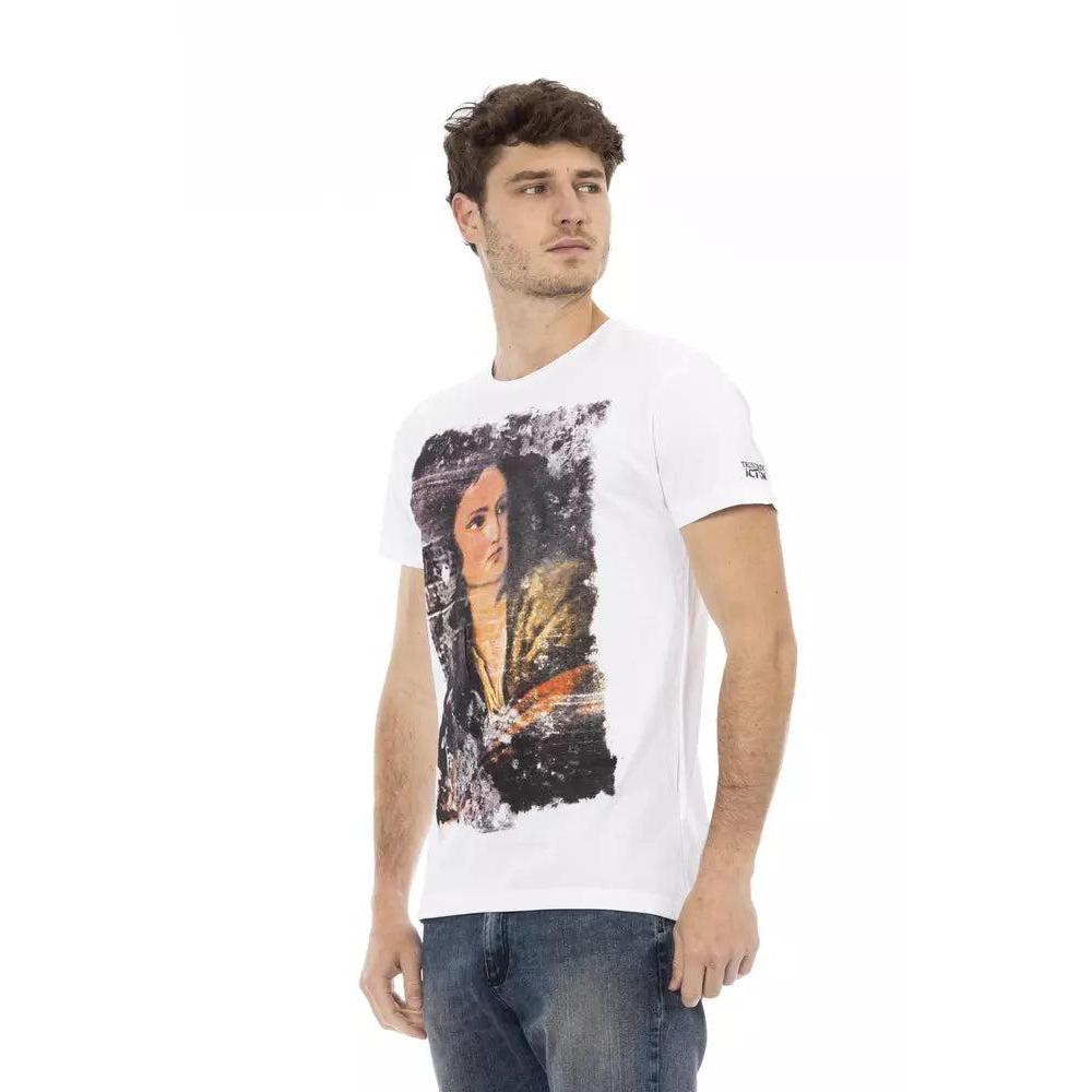 Trussardi Action White Cotton Men's T-Shirt