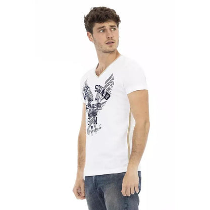 Trussardi Action White Cotton Men's T-Shirt