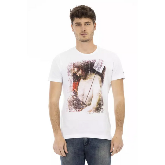 Trussardi Action White Cotton Men's T-Shirt