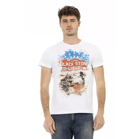 Trussardi Action White Cotton Men's T-Shirt