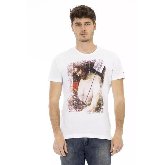 Trussardi Action White Cotton Men's T-Shirt