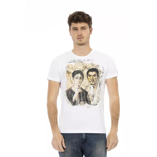 Trussardi Action White Cotton Men's T-Shirt