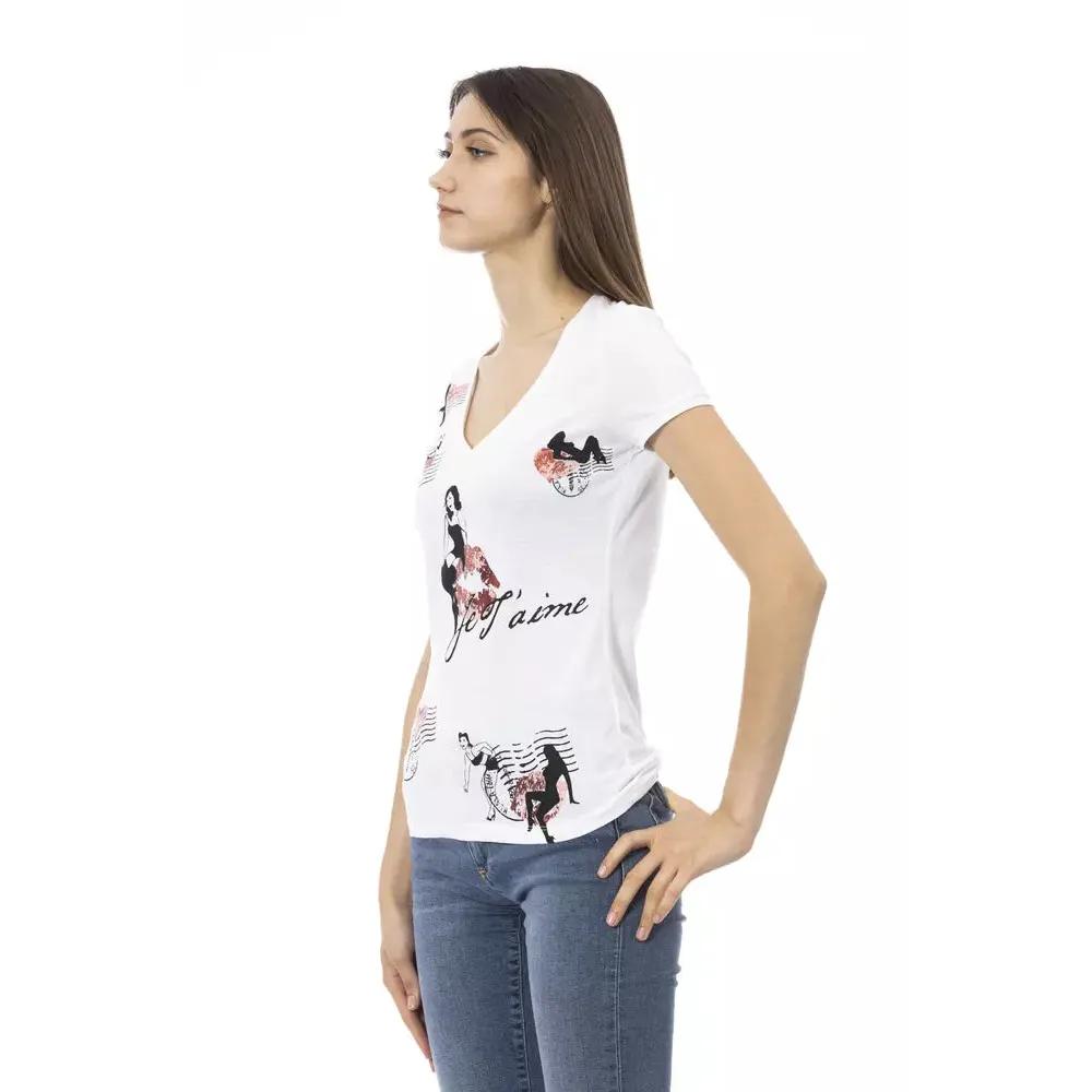 Trussardi Action White Cotton Women's Top