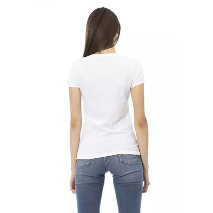 Trussardi Action White Cotton Women's Top