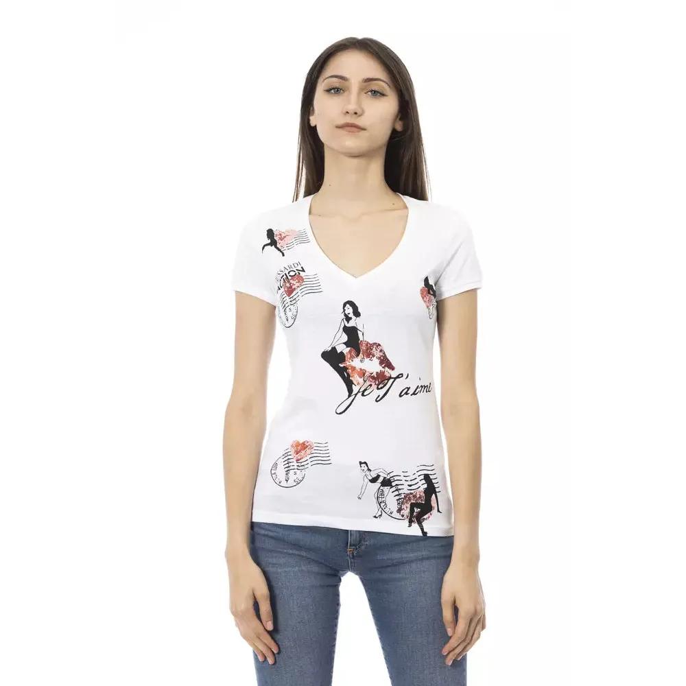 Trussardi Action White Cotton Women's Top
