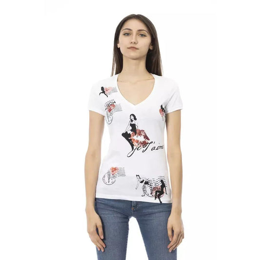 Trussardi Action White Cotton Women's Top