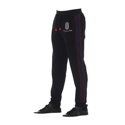 Trussardi Black Cotton Men's Sports Pant