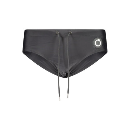 Trussardi Black Elastane Swimwear