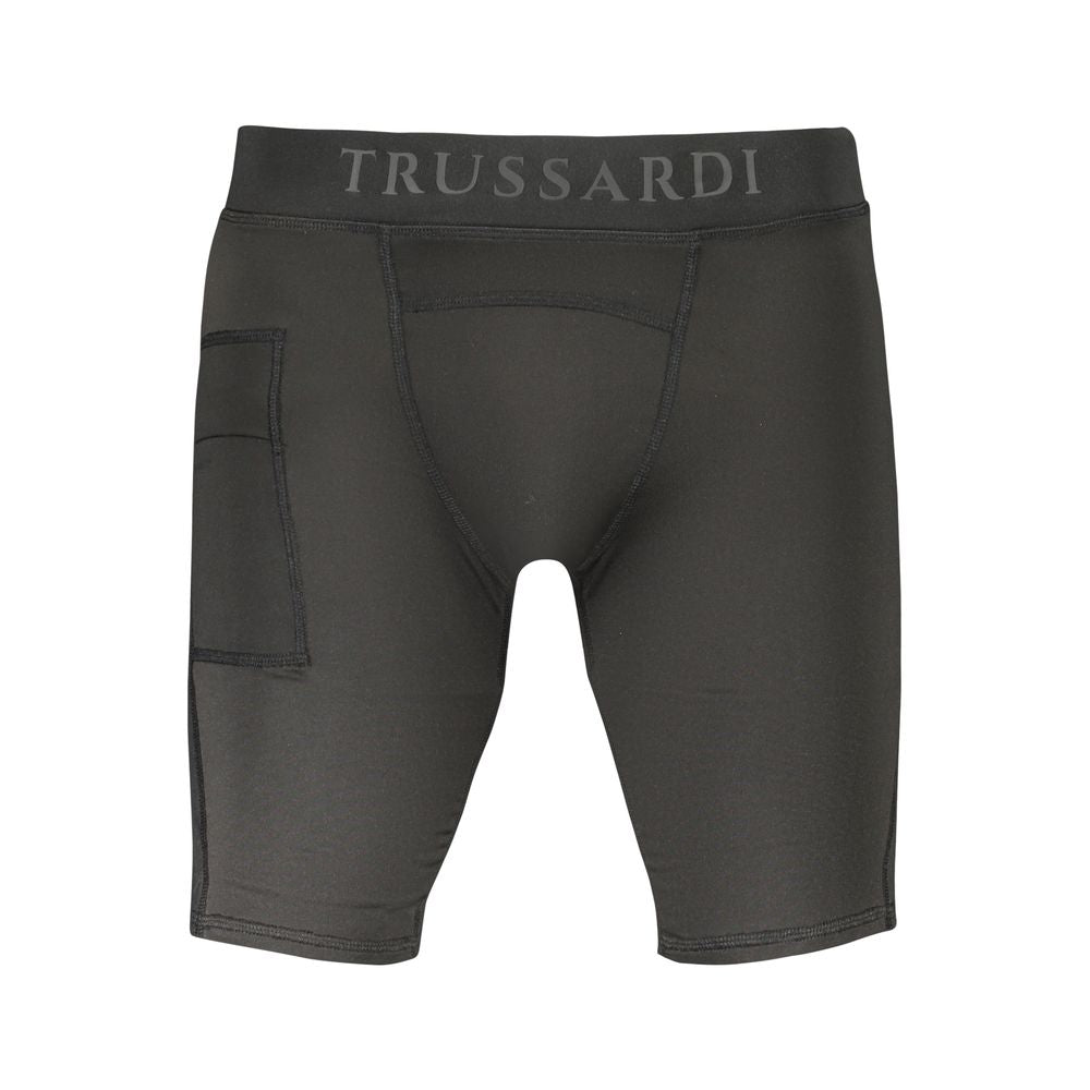 Trussardi Black Polyester Pant