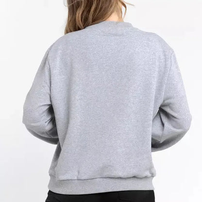 Trussardi Gray Cotton Women Sweatshirt