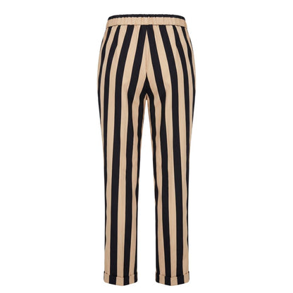 Trussardi Jeans Black Viscose Women Trousers