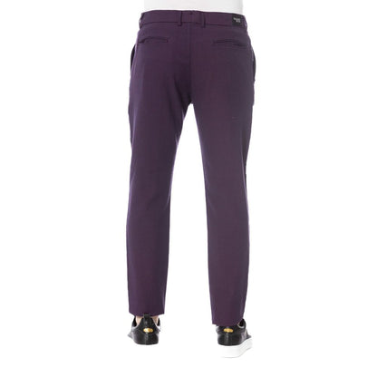 Trussardi Jeans Red Cotton Men's Pant