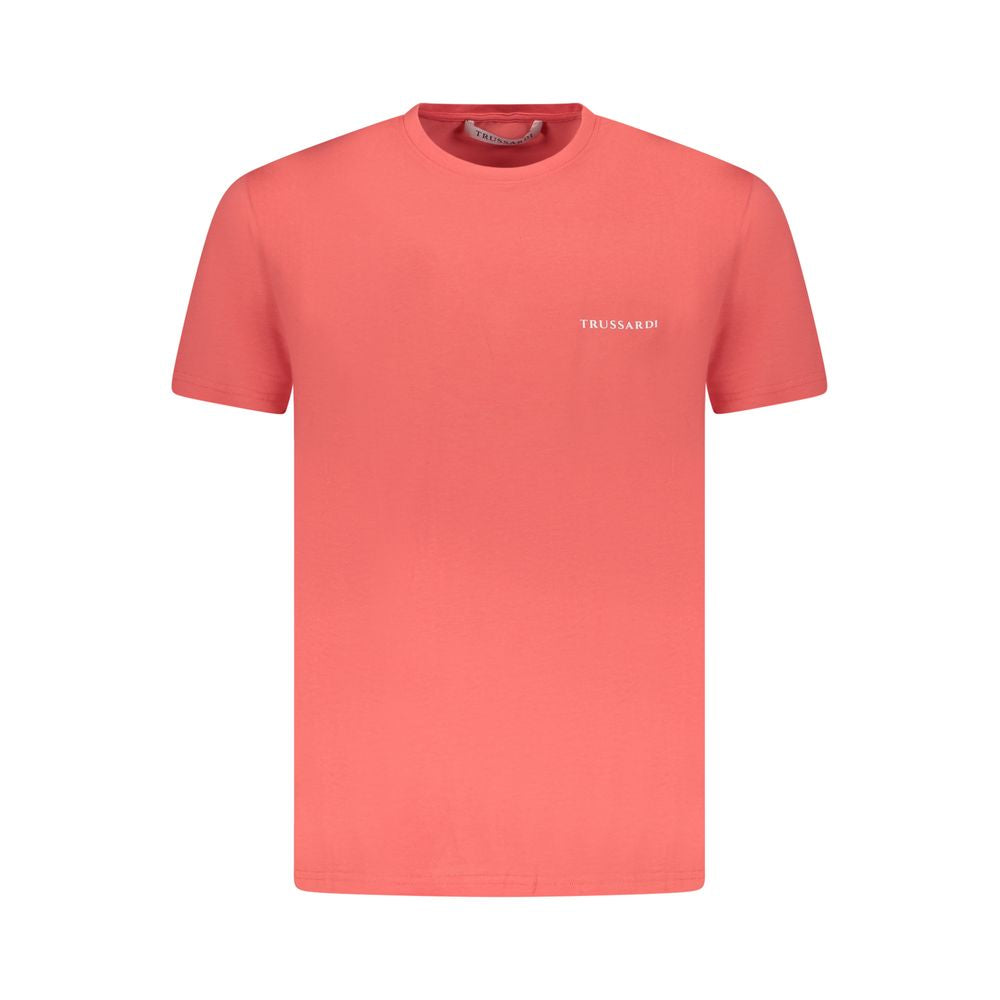 Trussardi Pink Cotton T-Shirt