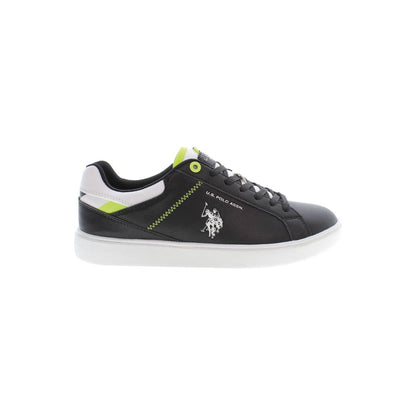 U.S. POLO ASSN. Black Polyester Men Sneakers