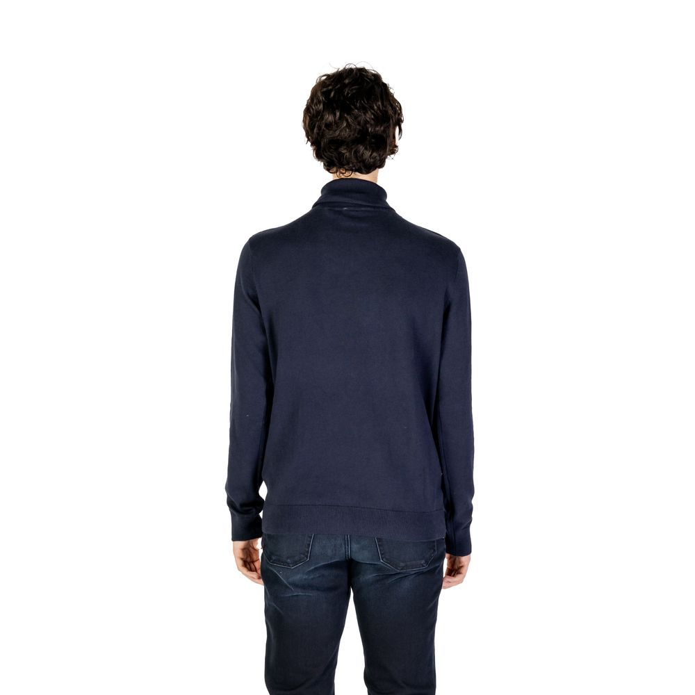 U.S. POLO ASSN. Blue Cotton Turtleneck