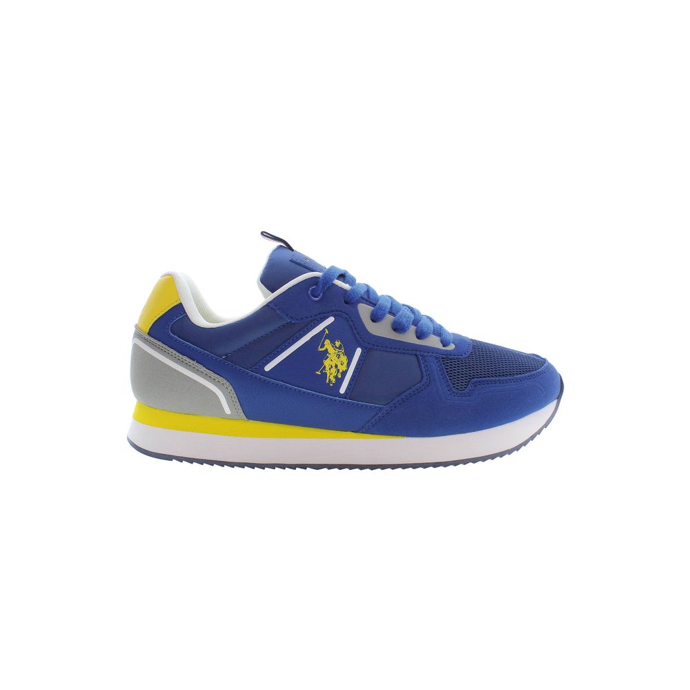 U.S. POLO ASSN. Blue Polyester Men Sneakers