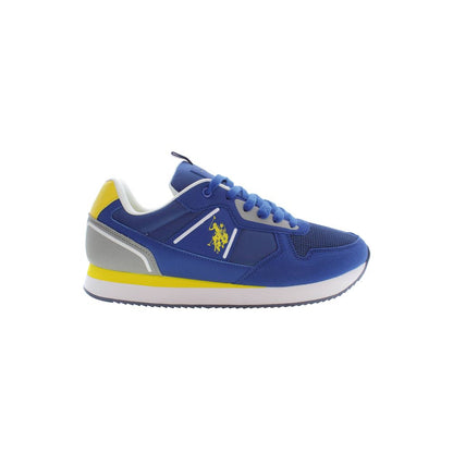 U.S. POLO ASSN. Blue Polyester Men Sneakers