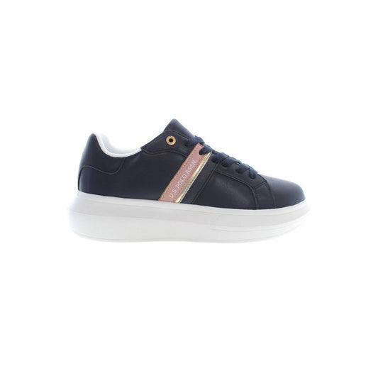 U.S. POLO ASSN. Blue Polyester Sneakers