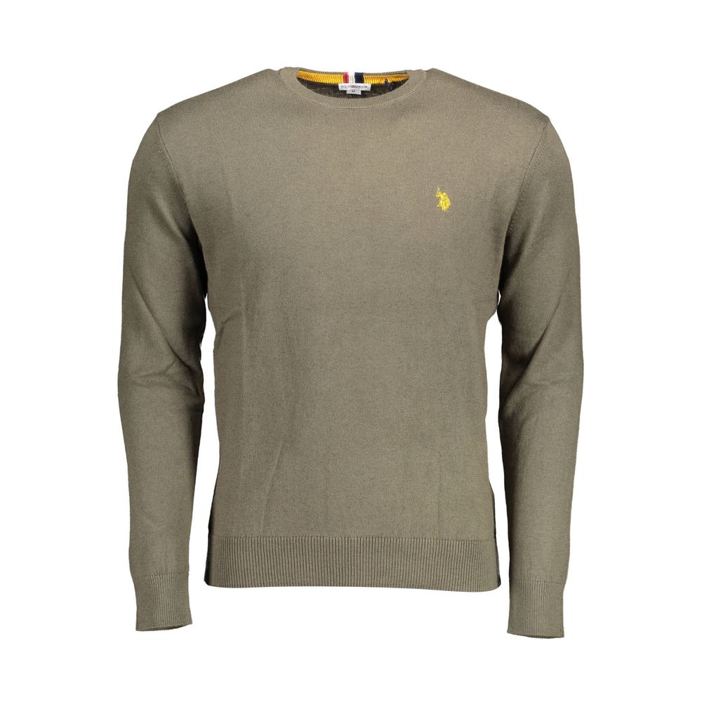 U.S. POLO ASSN. Green Cotton Sweater
