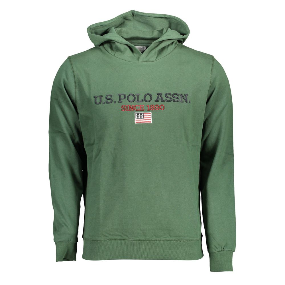 U.S. POLO ASSN. Green Cotton Sweater